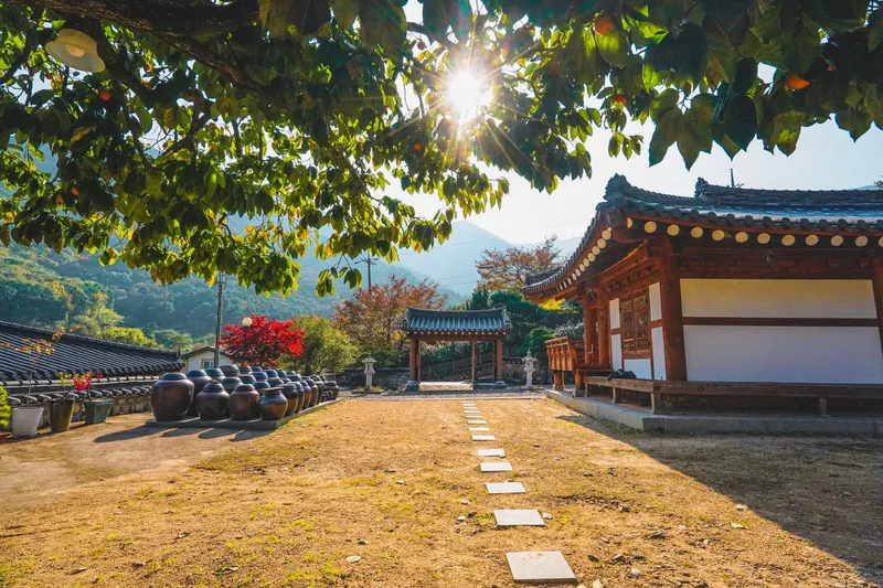 [Ulju, Ulsan] A detached Hanok with a mountain view, lawn, and private tea room 2
