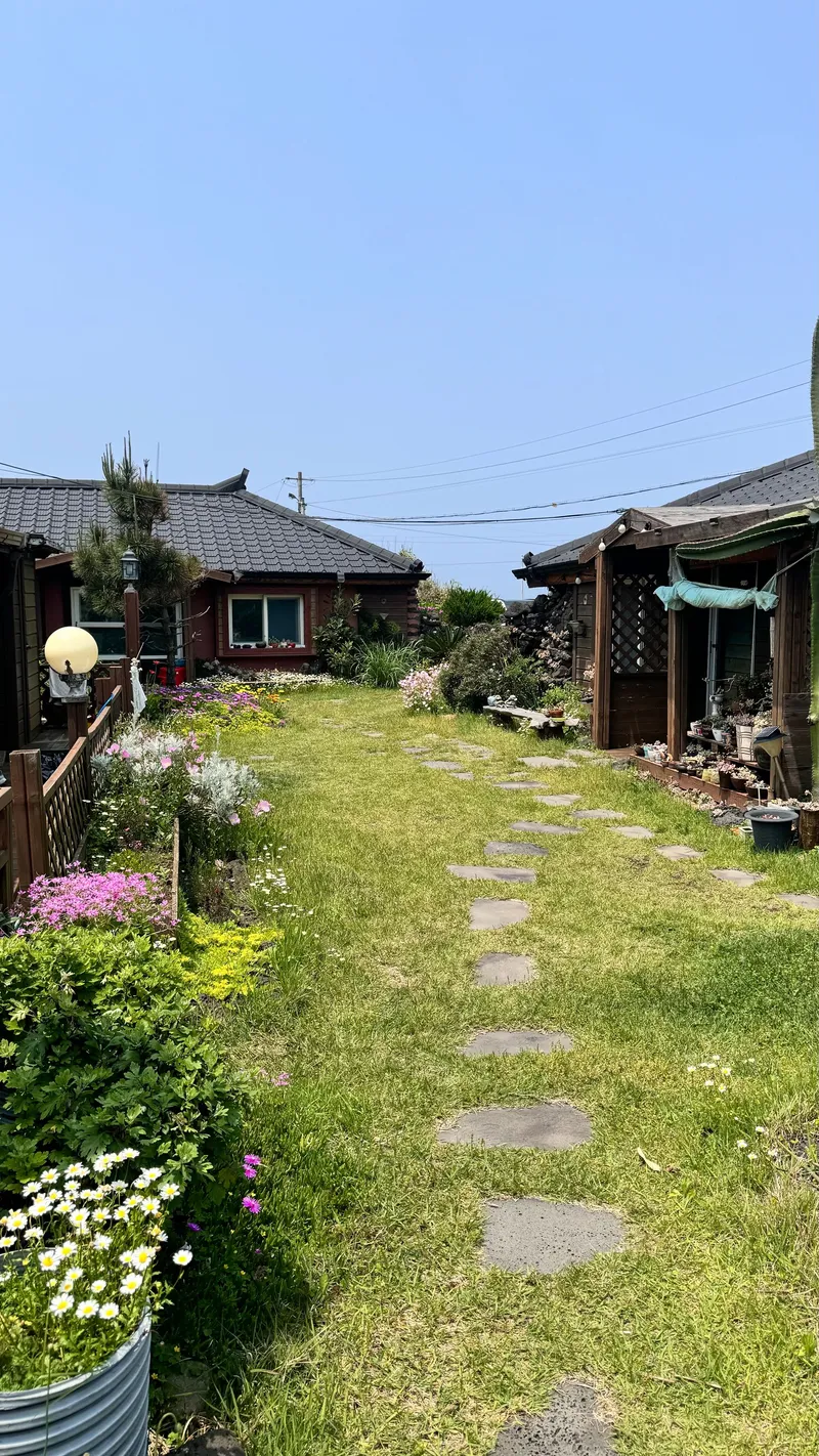 [제주 한경] 판포포구 앞, 한적한 예쁜 전통가옥 돌담집 (뜨락채) 34