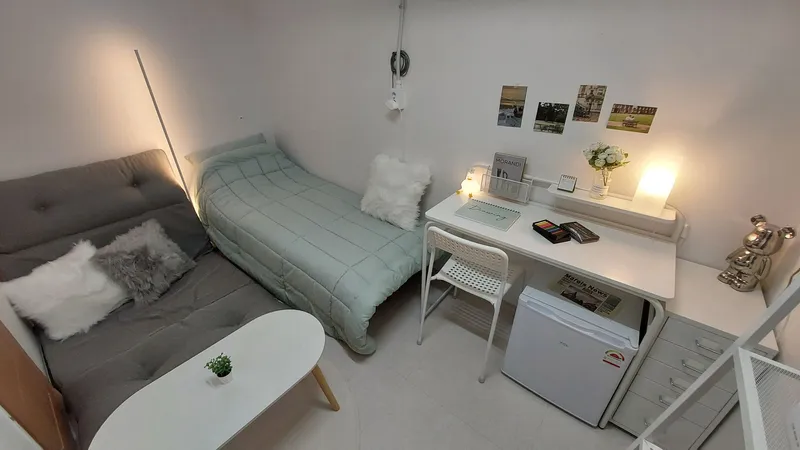 [Seongbuk, Seoul] Seongbuk Seokgwan Spacious and Cozy / Free Dryer / White-Tone Goshi-tel / Men Only 8