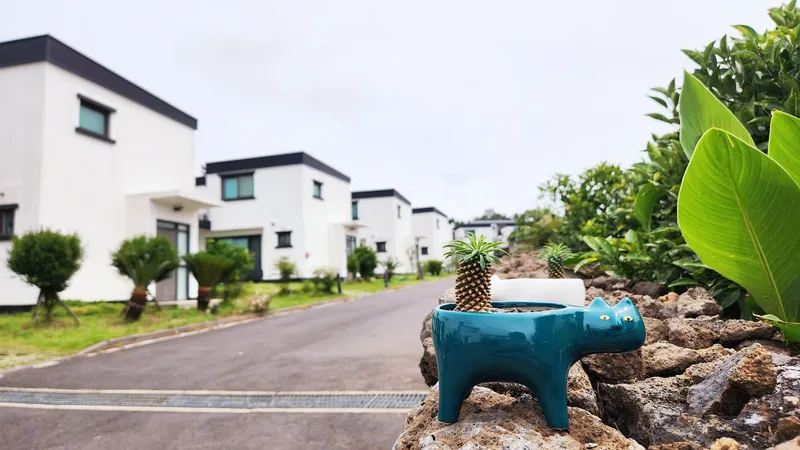 [Hallim, Jeju] 5 minutes by car from Hyeopjae, Geumneung, and Biyangdo, a two-story, stone-walled townhouse 97