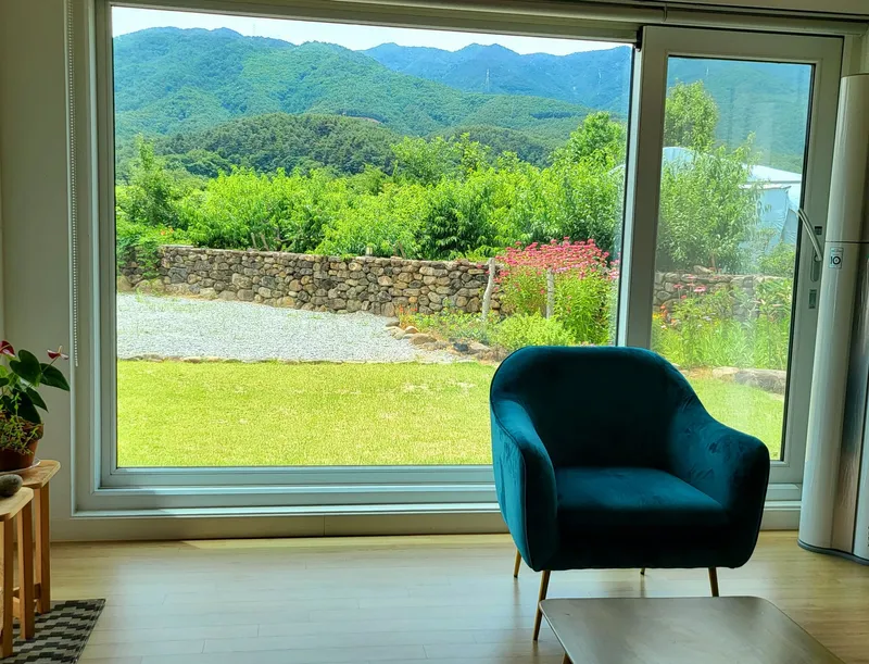 [Gangneung] Healing in a quiet countryside #Country life #Yard #Stone wall fish annex 34