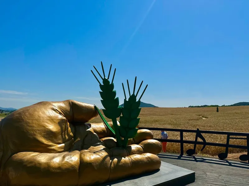 [Gochang] Gongeum green barley field, Seonunsan Mountain, 150 pyeong vegetable garden near Gusipo. Included 17