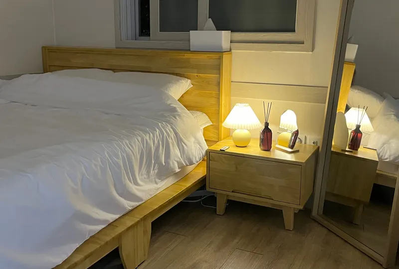 [Gyeongsan] Gyeongsan Station, cost-effective, pretty mini-room Netflix 4