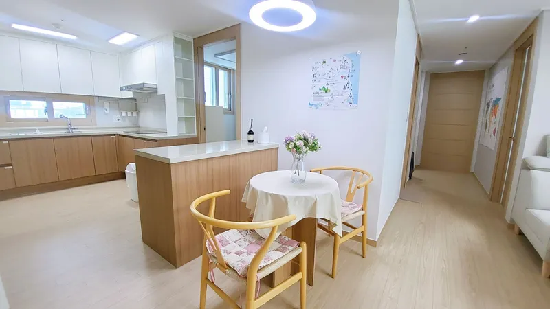 [Gangneung] #New apartment #Surfing #5 min walk to the beach #Coffee street #Ice coffee water purifier #Hotel bedding 6