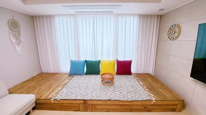 [Gangneung] #New apartment #Surfing #5 min walk to the beach #Coffee street #Ice coffee water purifier #Hotel bedding 3