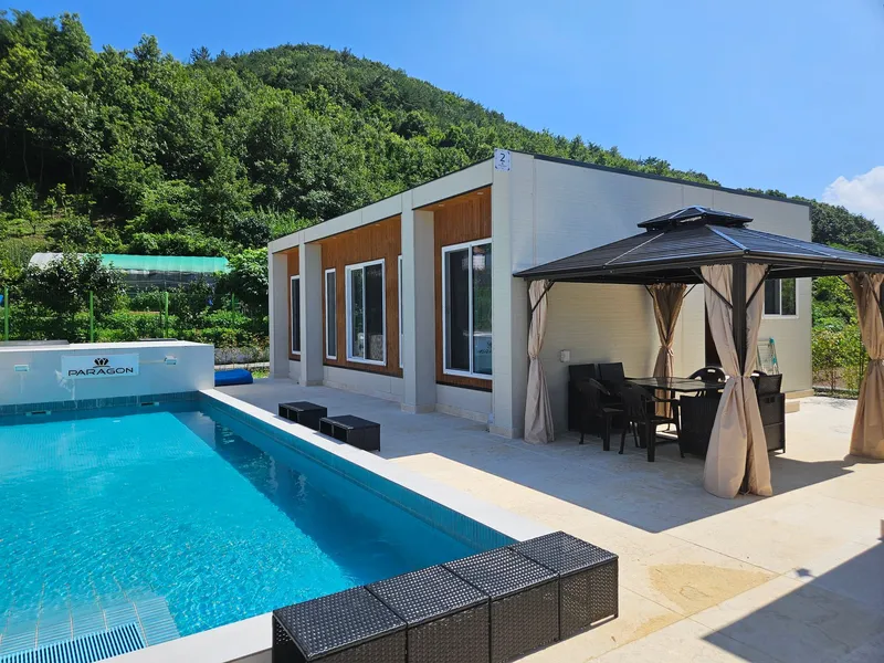 [Yeosu] Hwayang New Eco-friendly 23-pyeong Private House Large Hot Water Pool Phytoncide Forest Bathing 13