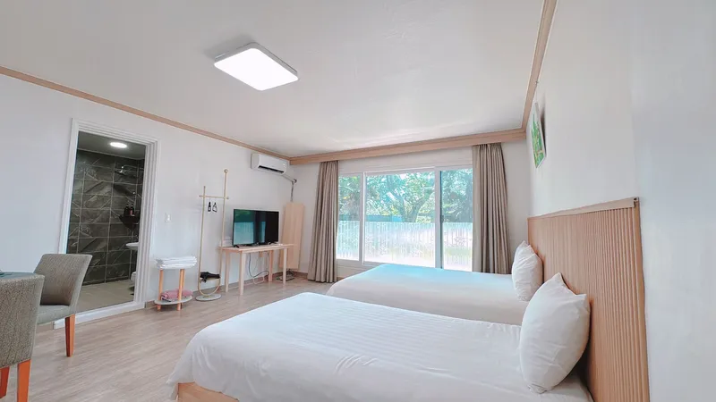[Pyoseon, Seogwipo] 105, a private house with a garden view in Seongeup Recreational Forest, Pyoseon IB Education District 2
