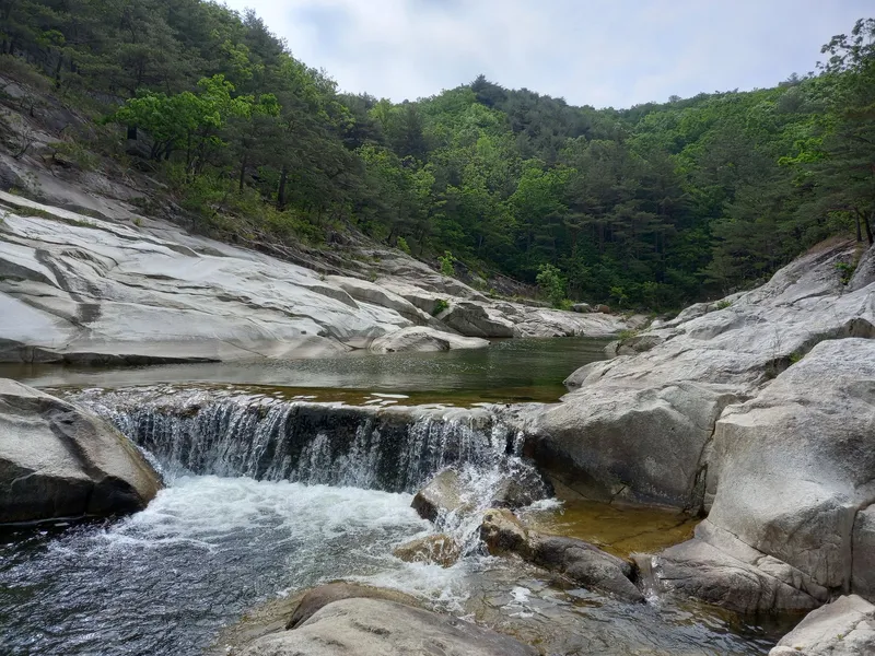 [강원 고성] 바다 산 계곡,산아래 2층에 있는 풍경화 속의 집,단란동 23