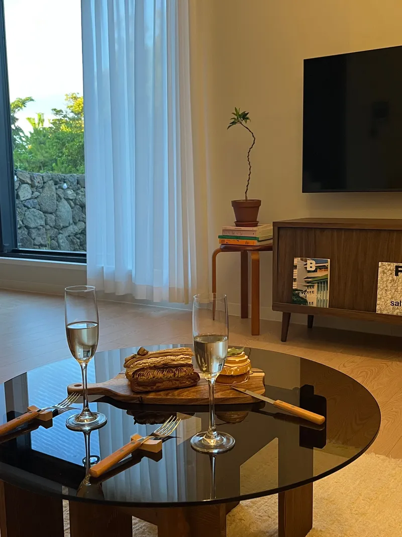 [Aewol, Jeju] Aewol townhouse with a stone wall where you can barbecue and have a fire 4
