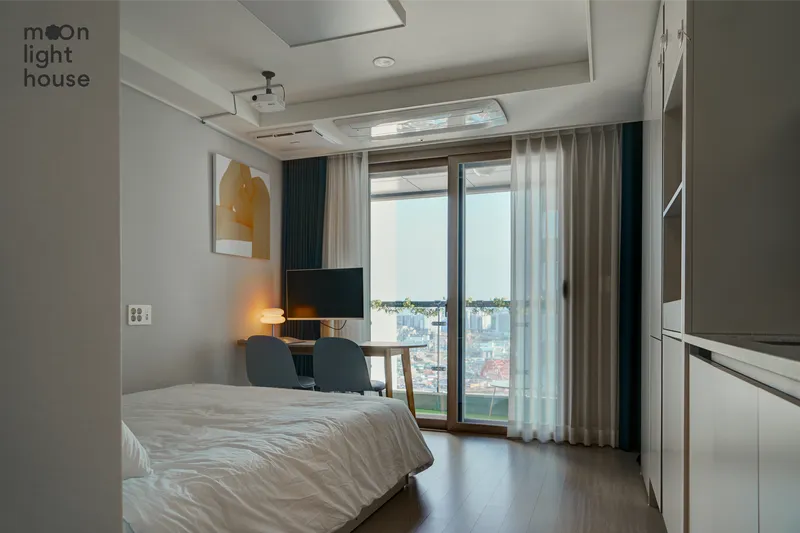 [Sokcho][Moonlight_Sokcho] 22nd floor high floor/Ocean & city view/5 min walk from Central Market 5