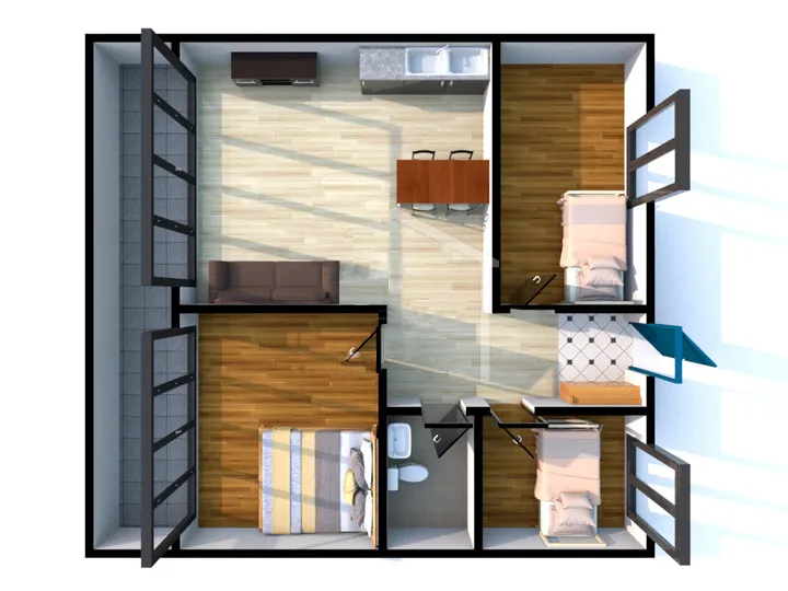 [Samcheok] A comfortable, home-like shelter for a family. 2