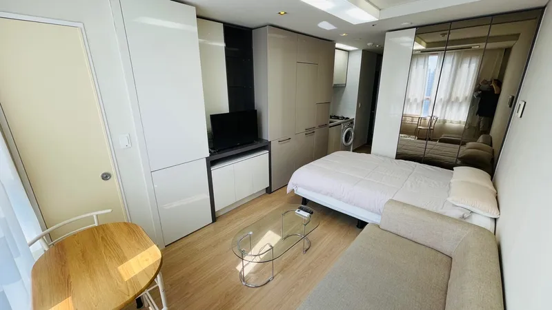 [Yeongdeungpo, Seoul] 1 minute from Dangsan Station, Han River, Namsan Tower view, high-rise, fully-optioned double room 2