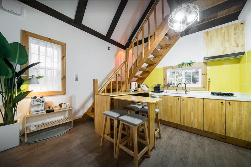 [Aewol, Jeju] Private duplex independent house in the forest area with individual terrace barbecue D-2 building 7