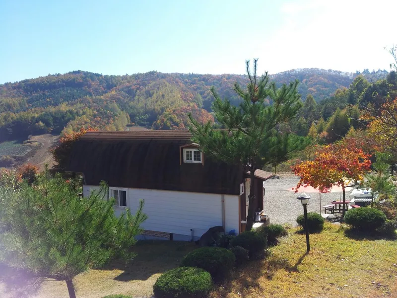 [Pyeongchang] Cabin A "Scent of the Forest" Duplex Private House, Pristine Area. Queen Bed Room, Downstairs Room 35