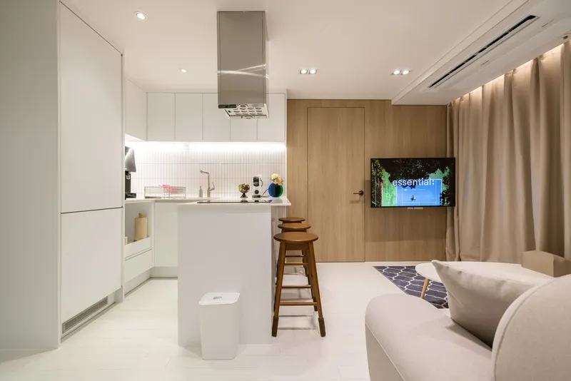 [Gangdong, Seoul] 3F Full-option Long-term Discount Two-room 3-bed Newly Built Space 25