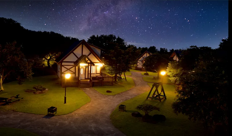 [Aewol, Jeju] Private two-story independent pension with large garden, individual terrace, barbecue D-1 building 15
