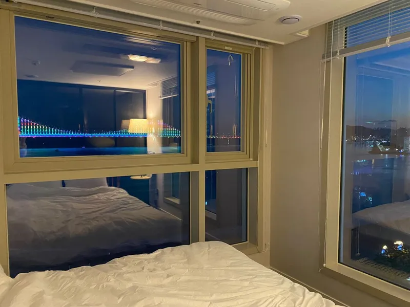 [Suyeong, Busan] Newly built two-room apartment with panoramic ocean view of Gwangan Bridge in front of Gwangalli Beach 5